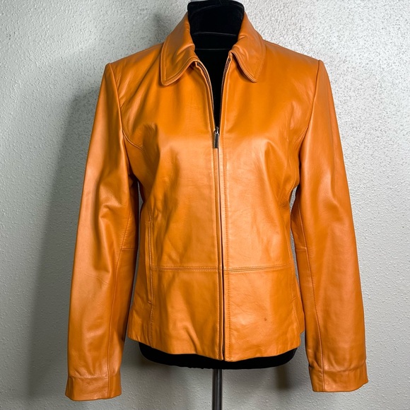 Colebrook Leather Jacket Sz M - Picture 1 of 6